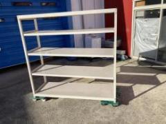 天地5段物品棚(ボルトレス)