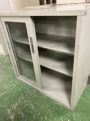 ガラス 引き違い書庫