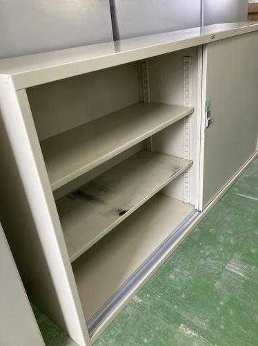 スチール引き違い書庫
