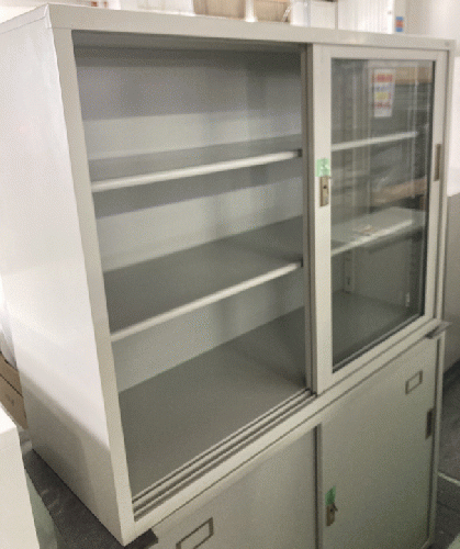 ガラス 引き違い書庫